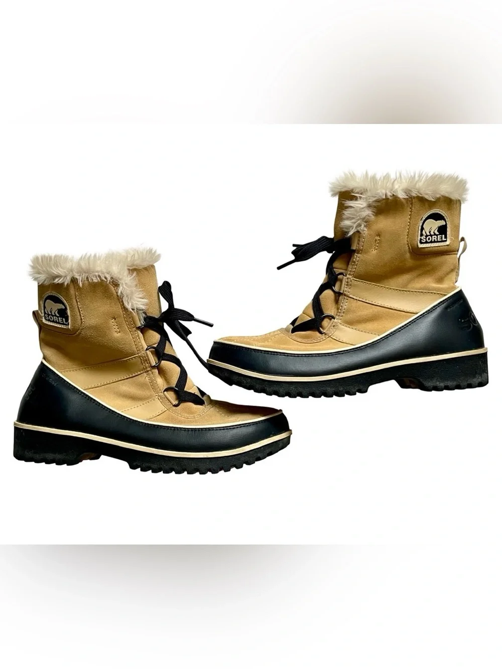 Sorel Tivoli II Waterproof Faux Fur Snow Boots Women’s Size 8